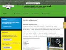 Tablet Screenshot of die-fussballschule.com